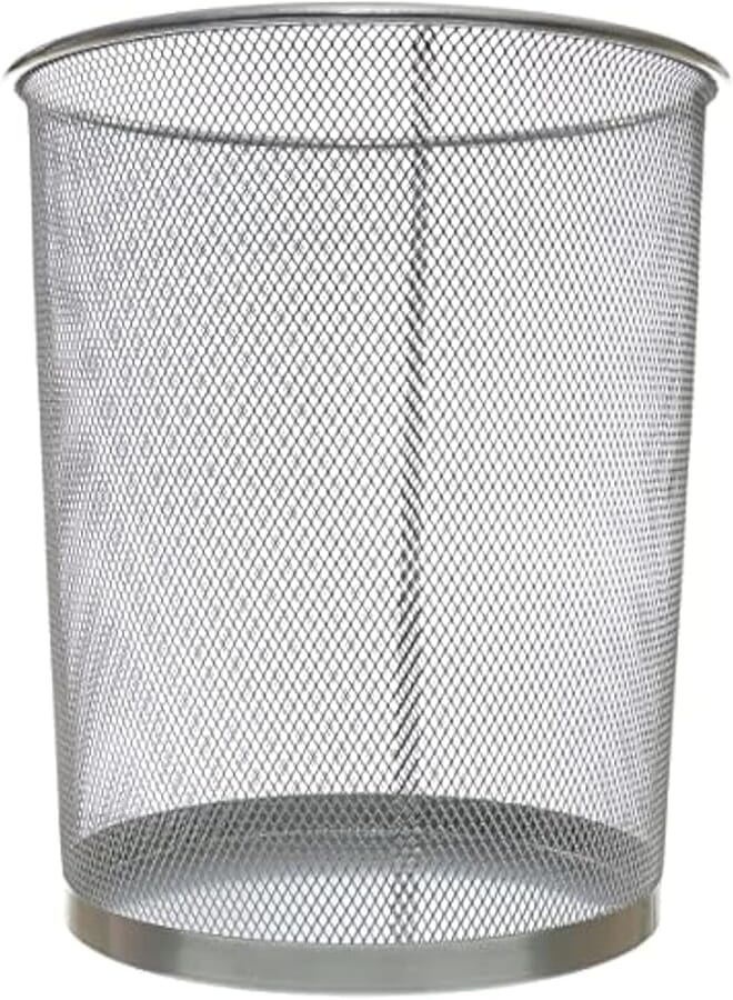 one year warranty_Metal Basket, Silver